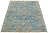 3x5 Blue and Ivory Anatolian Traditional Rug
