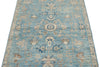 3x5 Blue and Ivory Anatolian Traditional Rug