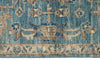3x5 Blue and Ivory Anatolian Traditional Rug