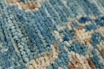 3x5 Blue and Ivory Anatolian Traditional Rug