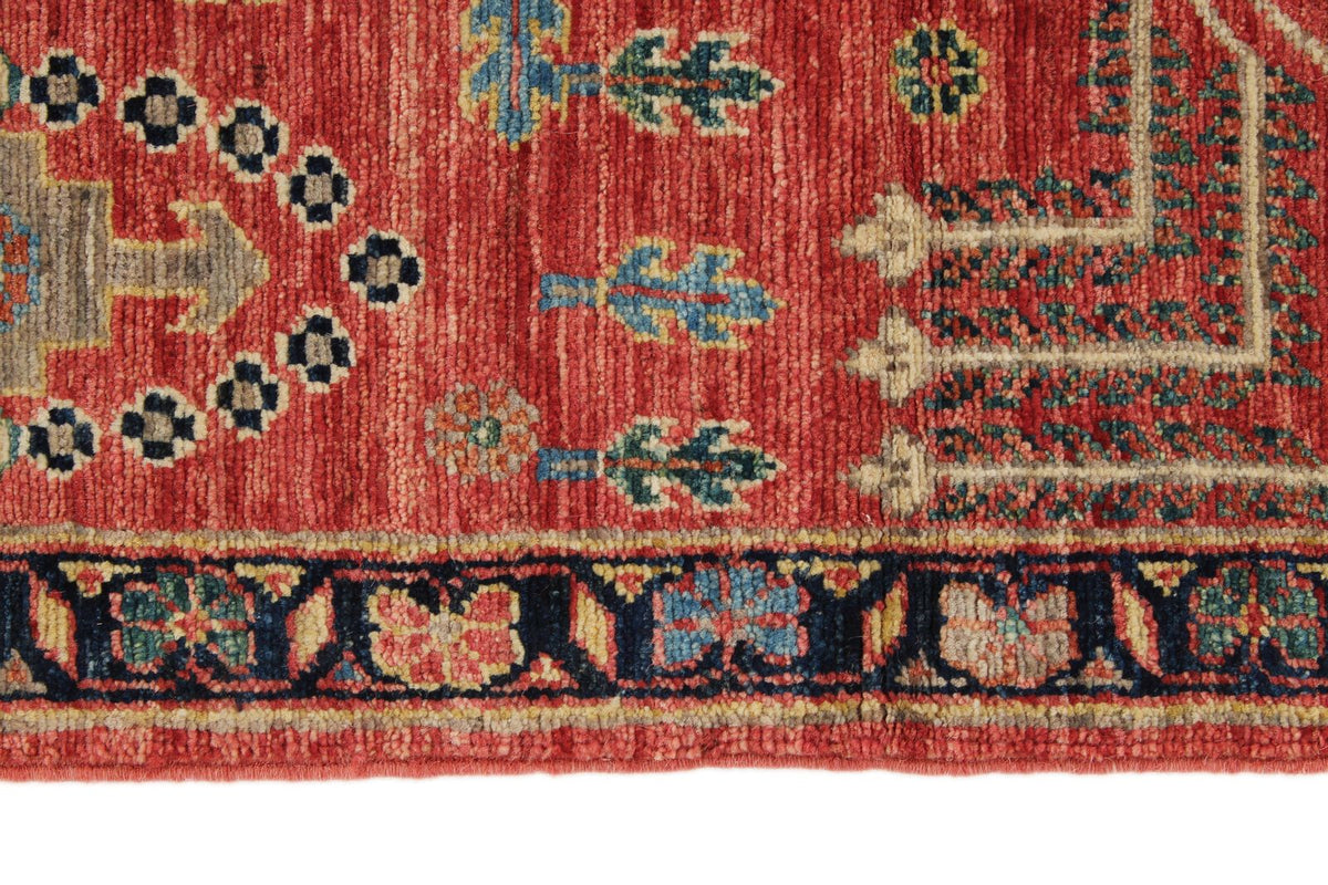 3x5 Pink and Navy Anatolian Traditional Rug