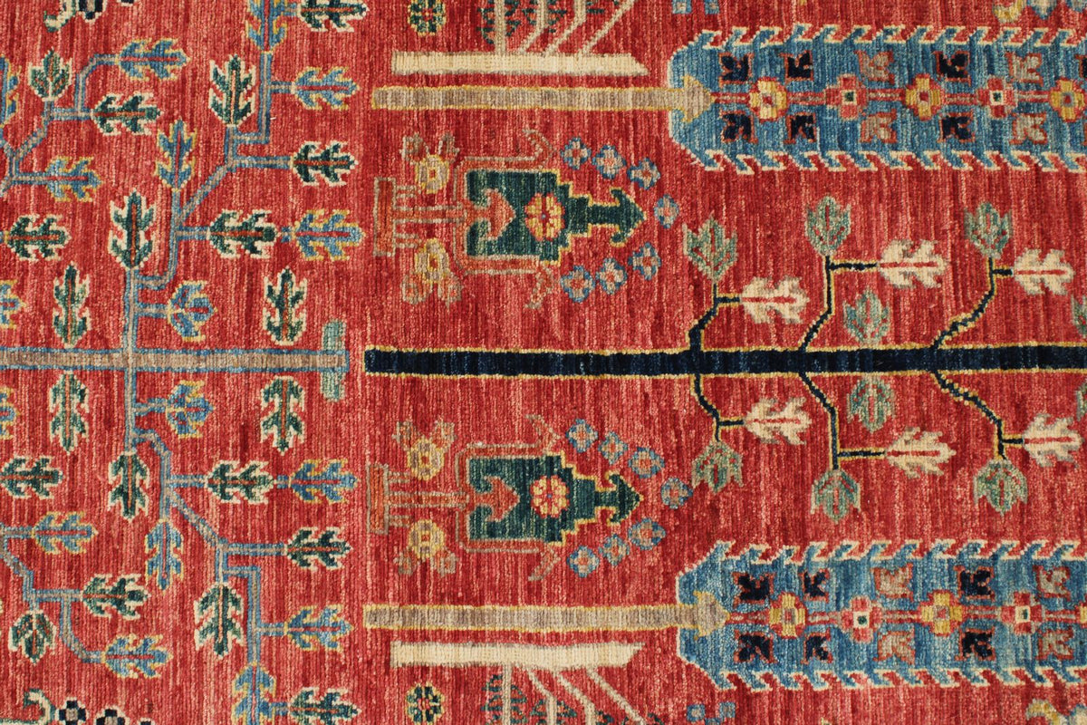 3x5 Pink and Navy Anatolian Traditional Rug