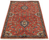 3x5 Red and Navy Anatolian Traditional Rug