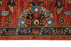 3x5 Red and Navy Anatolian Traditional Rug