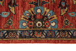 3x5 Red and Navy Anatolian Traditional Rug