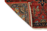 3x5 Red and Navy Anatolian Traditional Rug