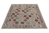5x7 Gray and Blue Anatolian Traditional Rug