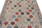 5x7 Gray and Blue Anatolian Traditional Rug