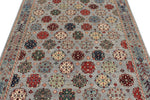 5x7 Gray and Blue Anatolian Traditional Rug