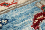 5x7 Gray and Blue Anatolian Traditional Rug