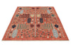 5x7 Rust and Multicolor Anatolian Traditional Rug