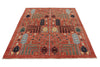5x7 Rust and Multicolor Anatolian Traditional Rug