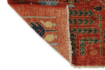 5x6 Rust and Multicolor Anatolian Traditional Rug