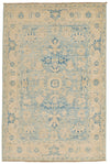 5x7 Beige and Blue Anatolian Traditional Rug