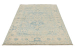 5x7 Beige and Blue Anatolian Traditional Rug