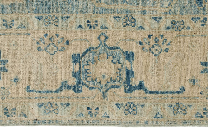 5x7 Beige and Blue Anatolian Traditional Rug