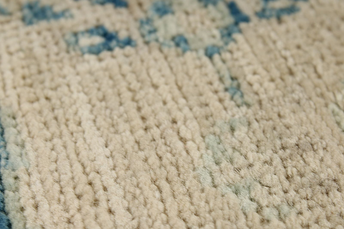 5x7 Beige and Blue Anatolian Traditional Rug