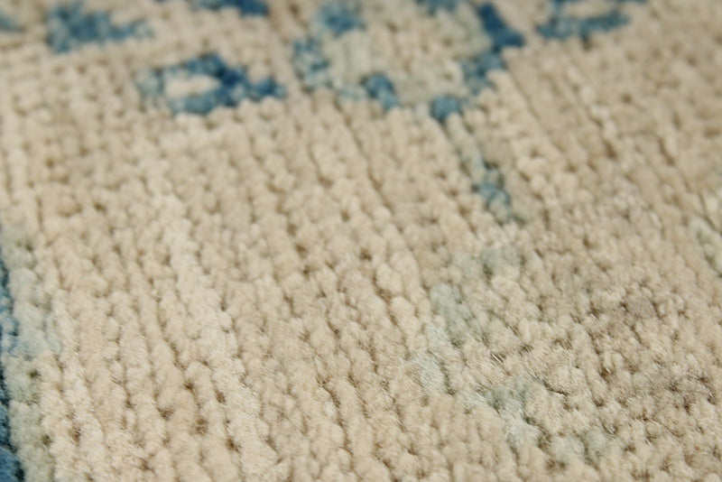 5x7 Beige and Blue Anatolian Traditional Rug