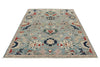 6x9 Blue and Multicolor Anatolian Traditional Rug