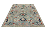 6x9 Blue and Multicolor Anatolian Traditional Rug