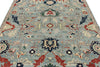 6x9 Blue and Multicolor Anatolian Traditional Rug