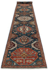 3x16 Navy and Red Anatolian Traditional Runner