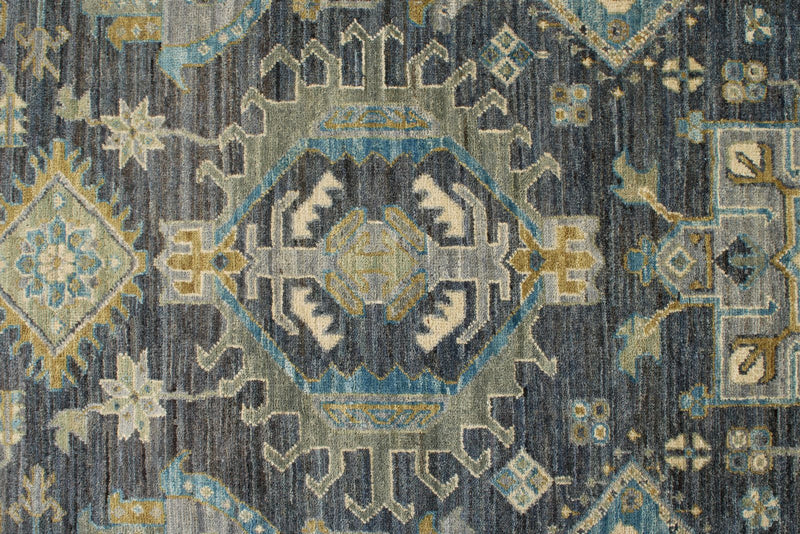 3x20 Gray and Multicolor Anatolian Traditional Runner