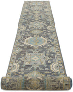 3x20 Gray and Multicolor Anatolian Traditional Runner