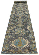 3x20 Gray and Multicolor Anatolian Traditional Runner