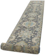 3x20 Gray and Multicolor Anatolian Traditional Runner
