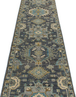 3x20 Gray and Multicolor Anatolian Traditional Runner