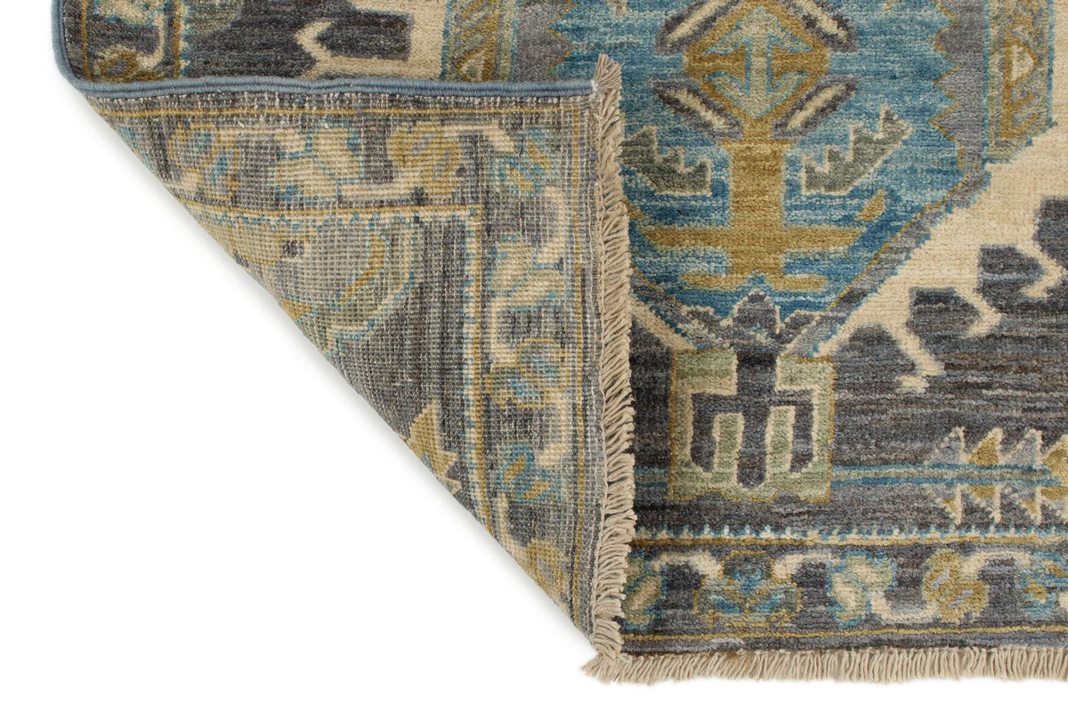3x20 Gray and Multicolor Anatolian Traditional Runner