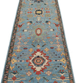 3x10 Blue and Multicolor Anatolian Traditional Runner