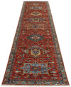 3x12 Red and Multicolor Anatolian Traditional Runner