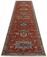 3x12 Red and Multicolor Anatolian Traditional Runner