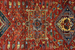 3x12 Red and Multicolor Anatolian Traditional Runner
