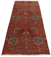 3x8 Rust and Multicolor Anatolian Traditional Runner