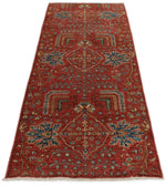 3x8 Rust and Multicolor Anatolian Traditional Runner