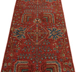 3x8 Rust and Multicolor Anatolian Traditional Runner
