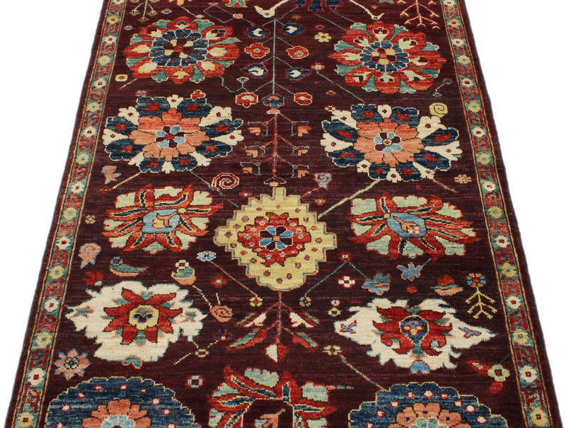 3x5 Brown and Multicolor Anatolian Traditional Rug