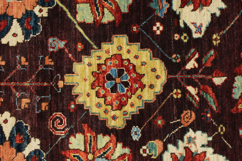 3x5 Brown and Multicolor Anatolian Traditional Rug