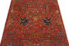 3x5 Rust and Multicolor Anatolian Tribal Rug
