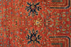 3x5 Rust and Multicolor Anatolian Tribal Rug