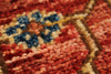 3x5 Rust and Multicolor Anatolian Tribal Rug