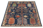 3x5 Navy and Multicolor Anatolian Traditional Rug