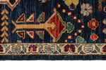 3x5 Navy and Multicolor Anatolian Traditional Rug