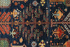 3x5 Navy and Multicolor Anatolian Traditional Rug