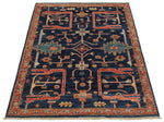 3x5 Navy and Multicolor Anatolian Traditional Rug