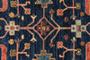 3x5 Navy and Multicolor Anatolian Traditional Rug
