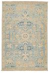 3x5 Light Blue and Beige Anatolian Traditional Rug